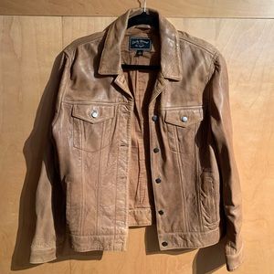 Lucky Brand Distressed Trucker Jacket